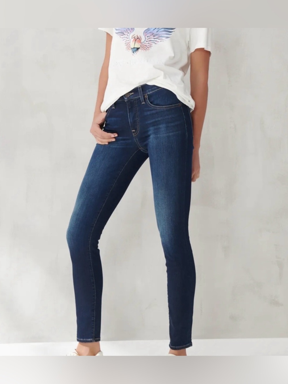 Lucky Brand Dark Indigo Ava Skinny Jeans